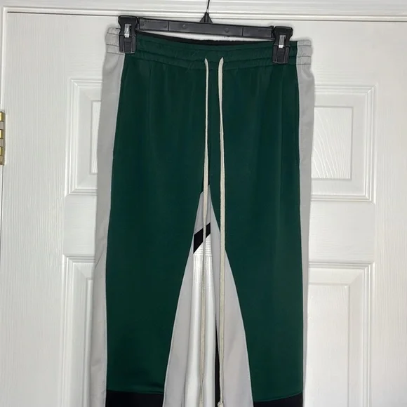 EPTM Men’s Color Block Jogger Slim Drawstring Track Pants Streetwear Trendy S - Picture 7 of 12